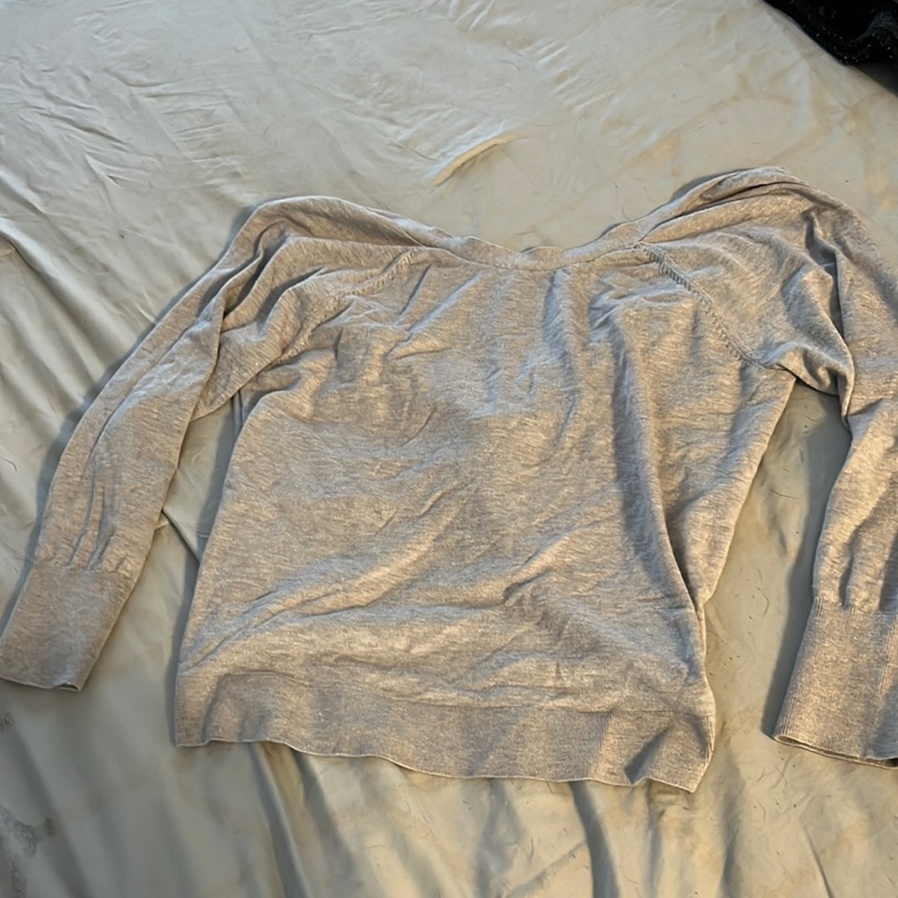Victoria Secret Gray Twist Back Sweatshirt
